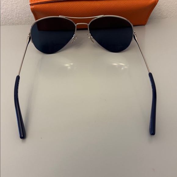 Tory Burch aviator sunglasses. - Picture 3 of 5